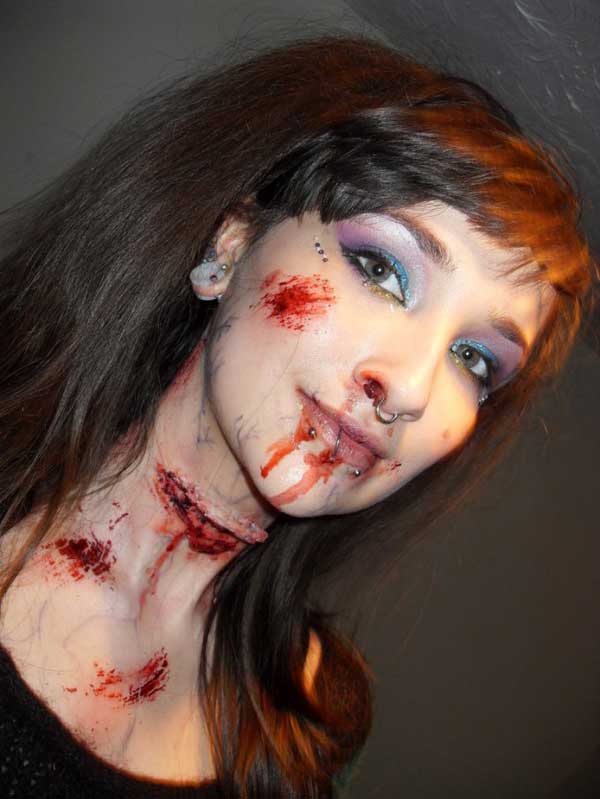 halloween makeup ideas bloody face