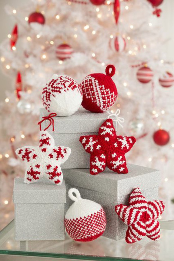 knitted craft ideas Christmas decoration