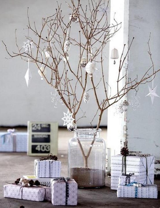 modern christmas decorating ideas rustic style