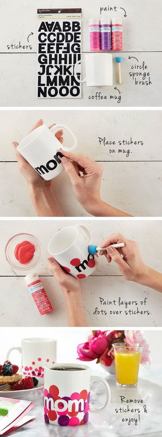 DIY Personalized Mugs