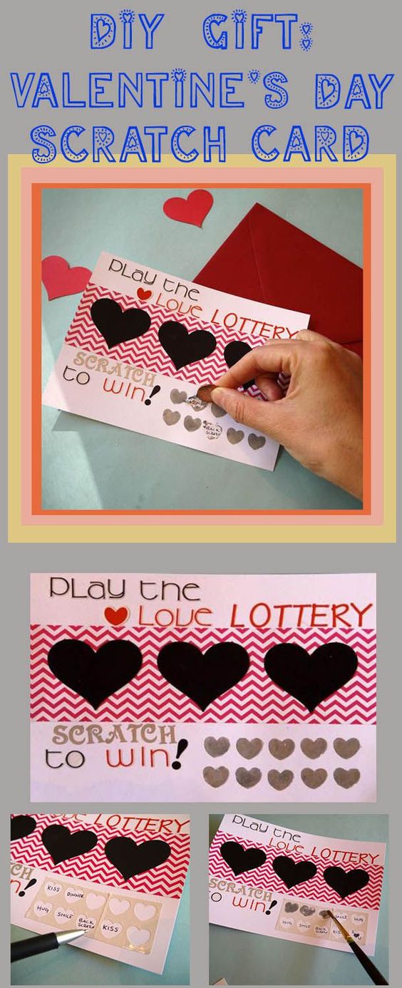 diy scratch cards for your special valentine