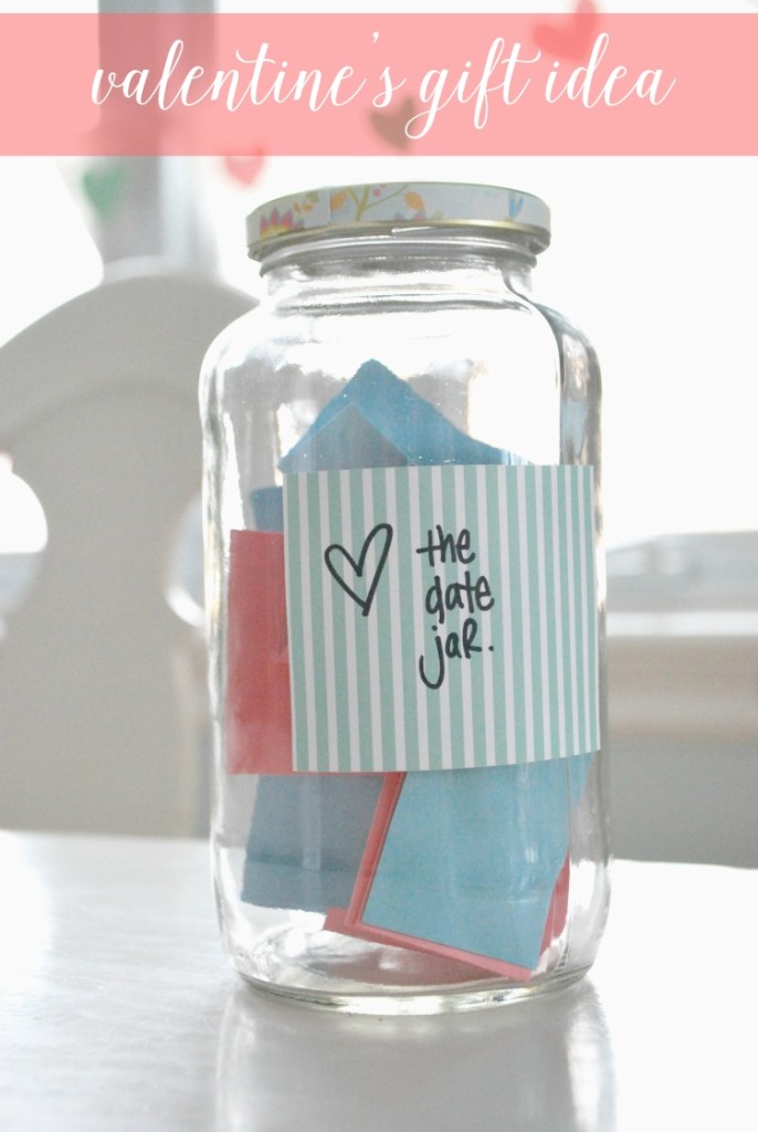 diy valentines day gift idea date jar