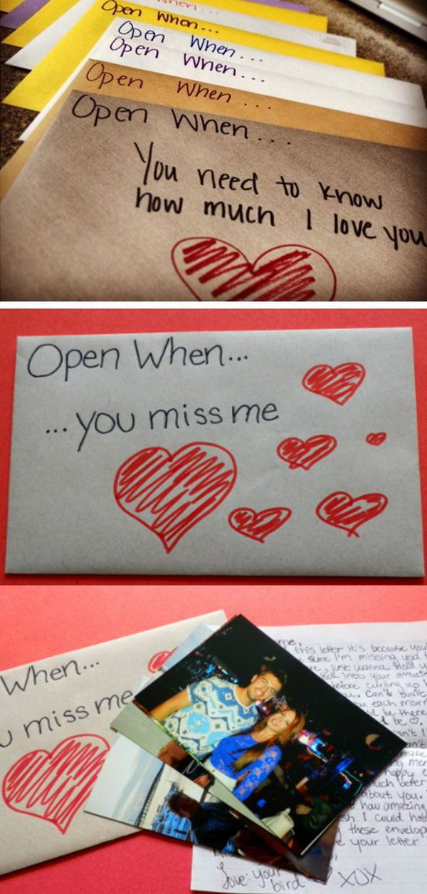 diy open when envelopes