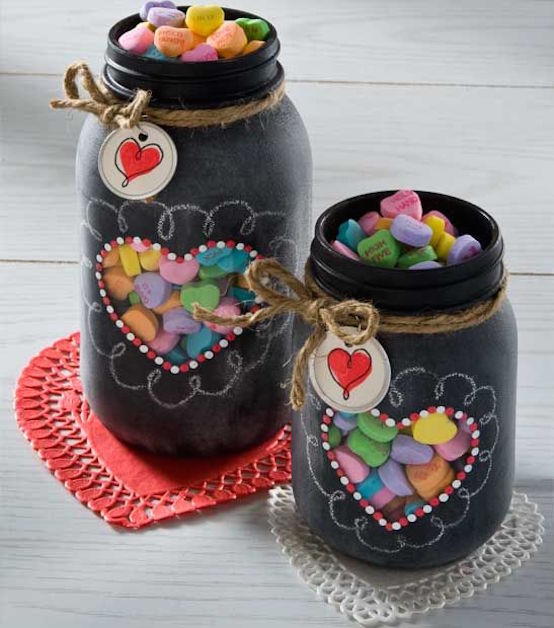 diy valentine gift in a jar