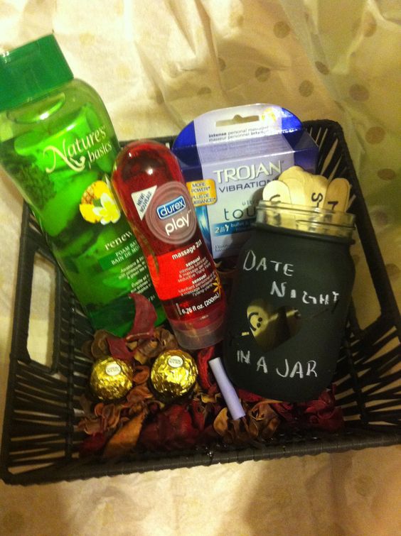 DIY date night gift basket