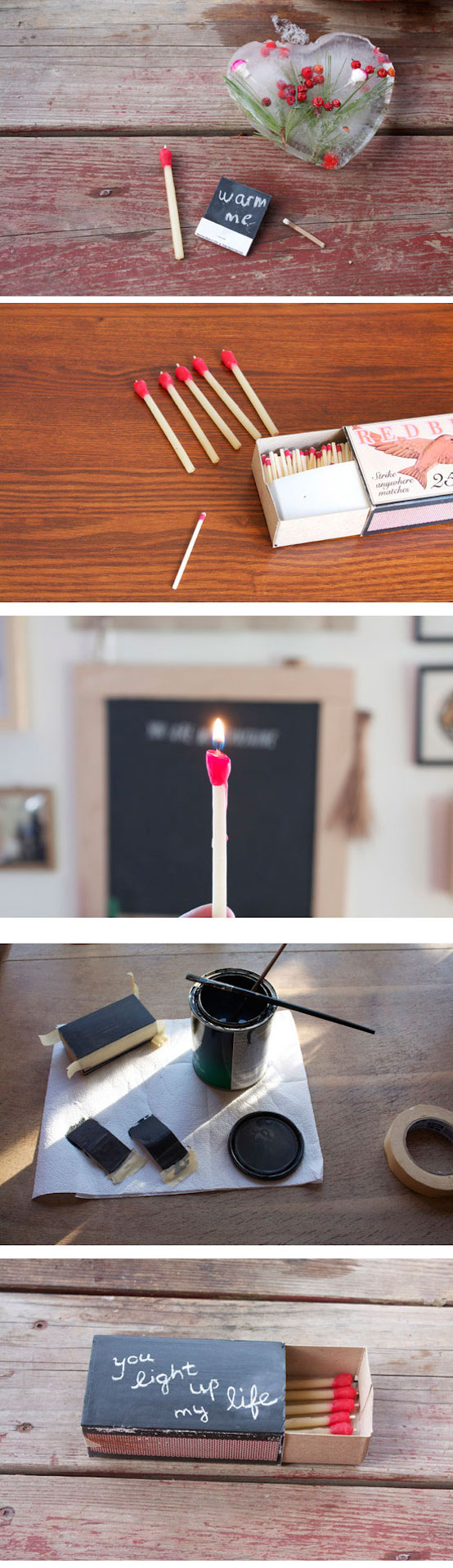Matchstick Beeswax Candles