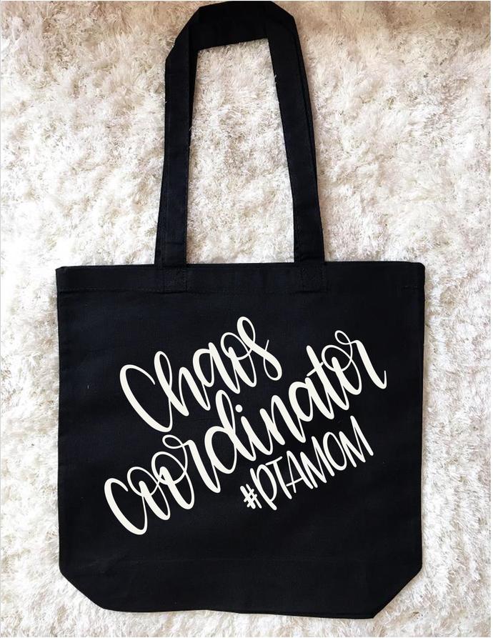 A personalized tote bag