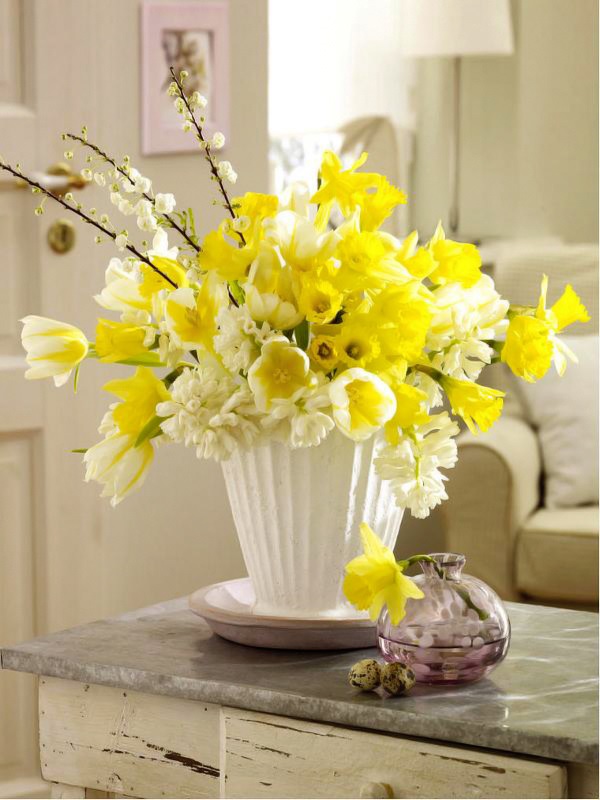 Flowers in the beautiful vase