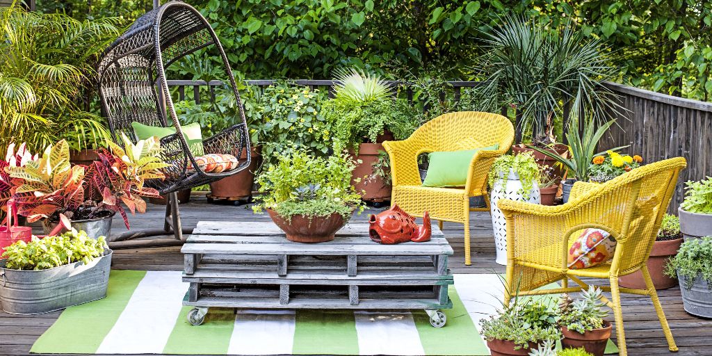 Add greenery to your patio