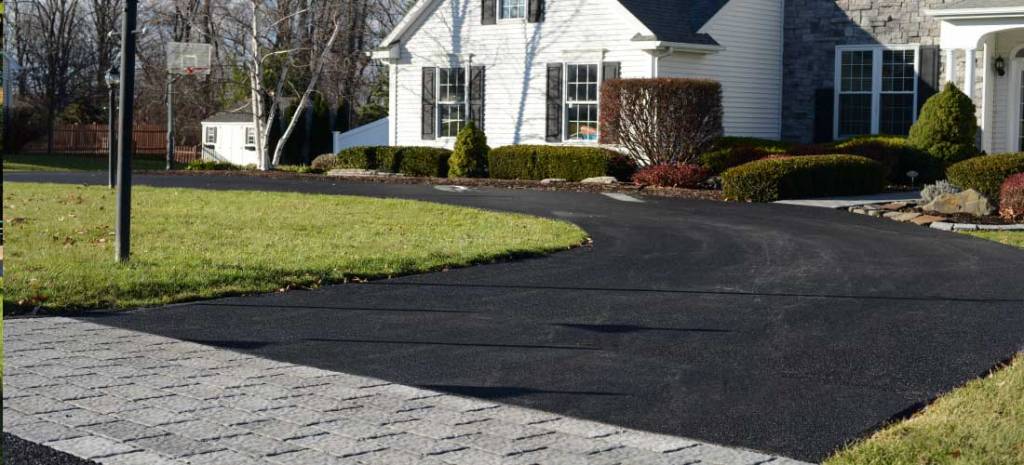 Residential driveway paving
