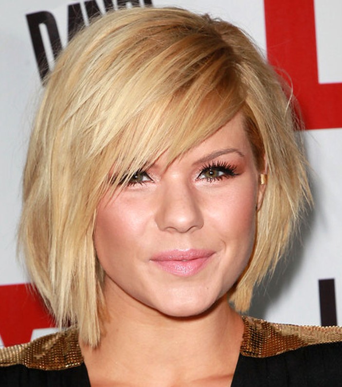 Short Bob Hairstyles For Fine Hair And Round Face