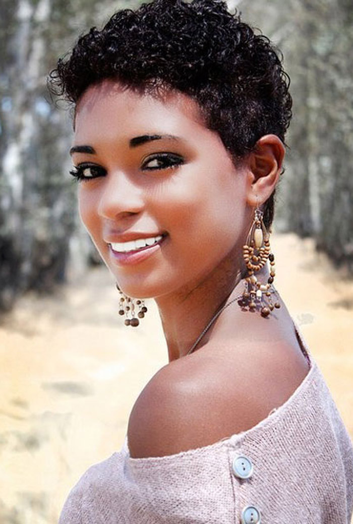 Curly Black Short Hairstyles For Black Women 