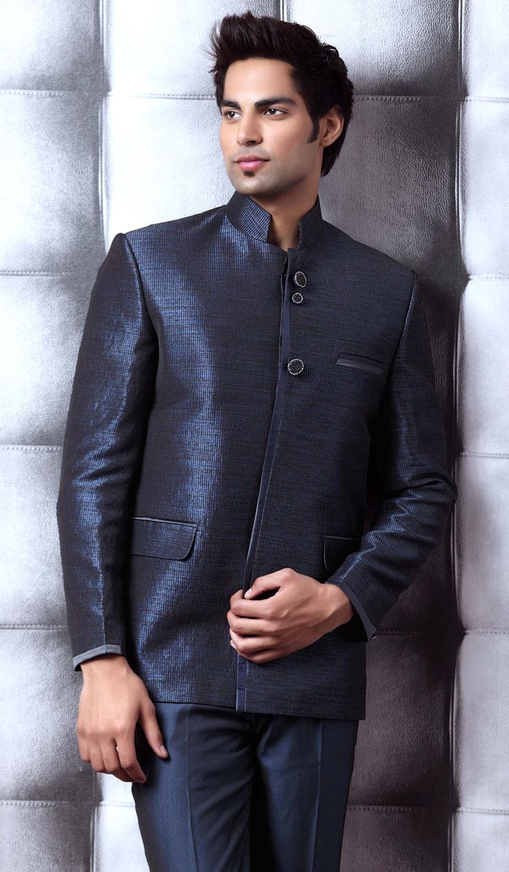 Men's Suits Top Designers / Black Colour Men's Designer Jodhpuri Suit ...