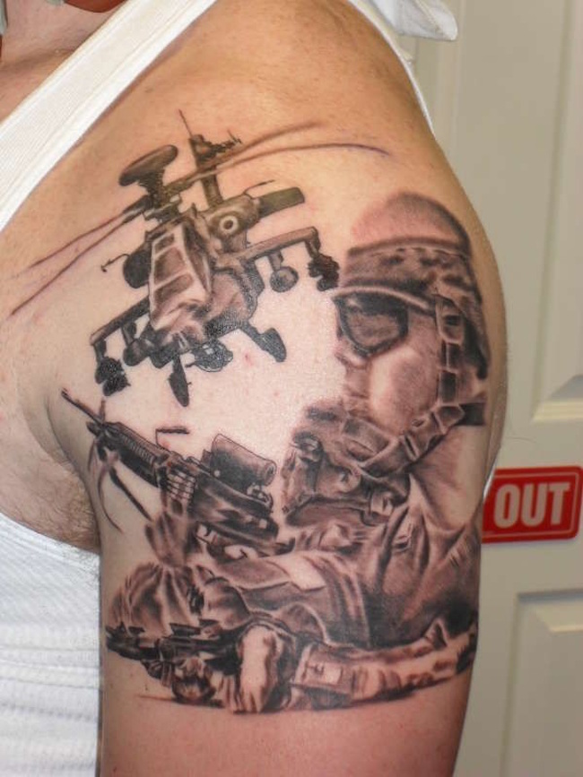 dessins de tatouage de l'armée