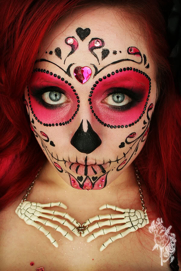 23 Best Sugar Skull Halloween Makeup Ideas - Feed Inspiration