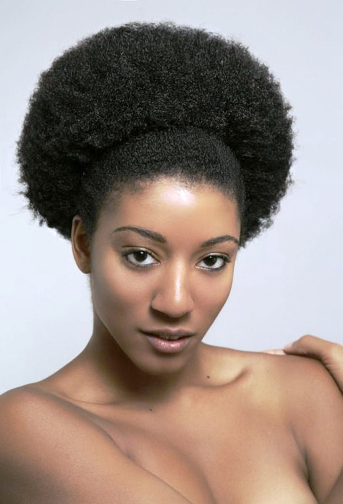 Chunky Afro hairstyle