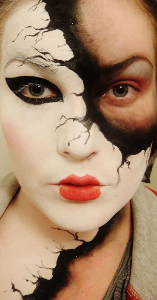 Half Face Halloween Makeup
 20 Half Face Halloween Makeup Ideas That Look Real Feed Inspiration